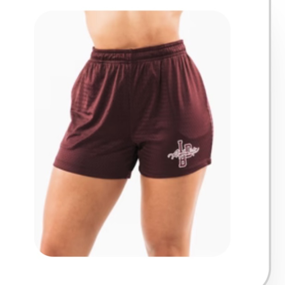 Alphalete Women's Burgundy Athletic Shorts